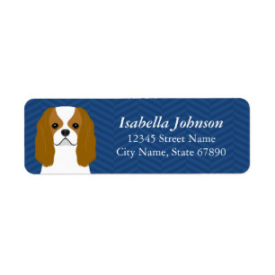 Cavalier King Charles Spaniel Return Address Label