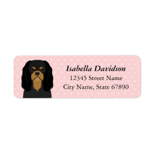 Cavalier King Charles Spaniel Return Address Label