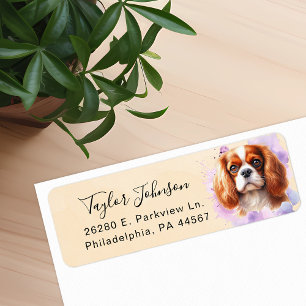 Cavalier King Charles Spaniel Return Address Label