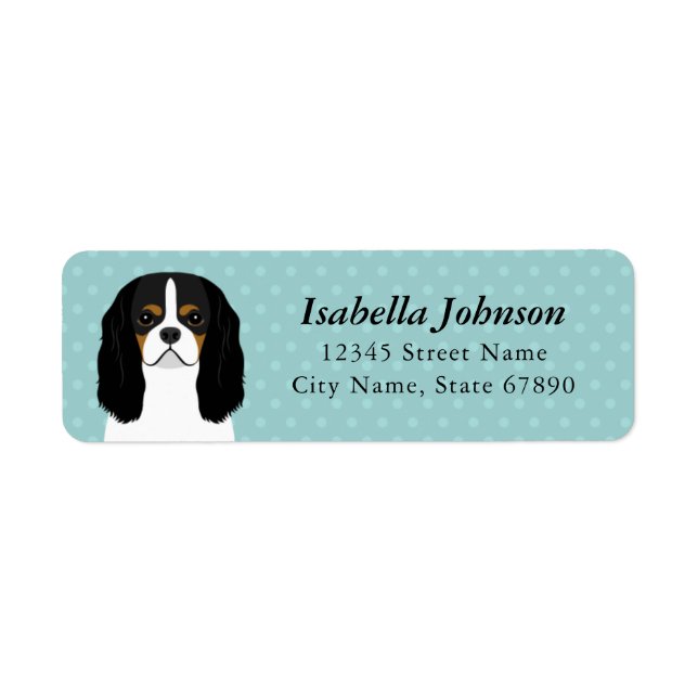 Cavalier King Charles Spaniel Return Address Label (Front)