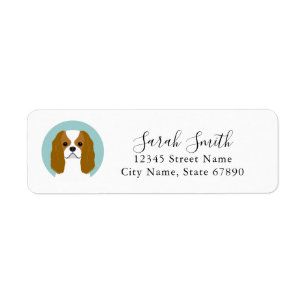 Cavalier King Charles Spaniel Return Address Label