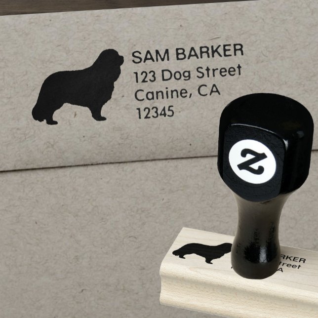 Cavalier King Charles Spaniel Return Address Rubber Stamp (Creator Uploaded)
