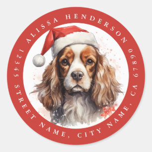 Cavalier King Charles Spaniel Round Stickers