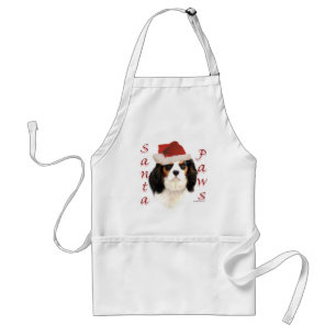 Cavalier King Charles Spaniel Santa Paws Standard Apron