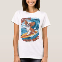 Cavalier King Charles Spaniel Shreds Wave Surfing