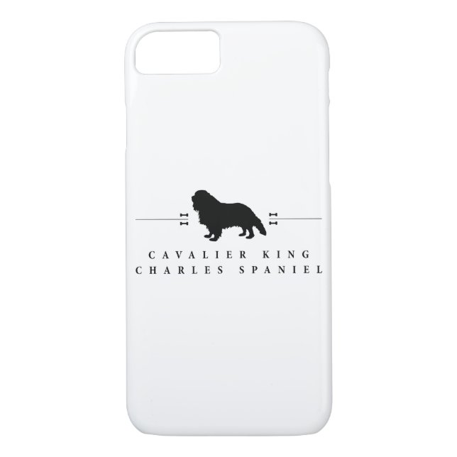 Cavalier King Charles Spaniel silhouette -1- Case-Mate iPhone Case (Back)