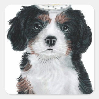 Cavalier King Charles Spaniel Square Sticker