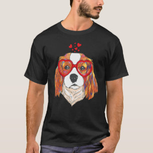 Cavalier King Charles Spaniel Sunglasses Love Cute T-Shirt