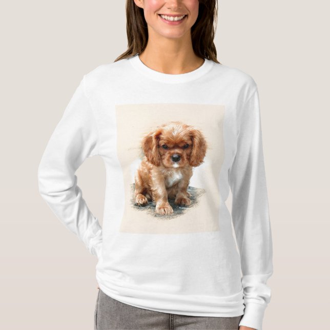 Cavalier King Charles Spaniel T-Shirt (Front)