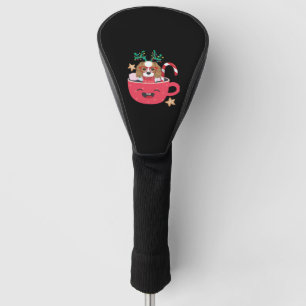 Cavalier King Charles Spaniel Teacup Xmas Holiday Golf Head Cover