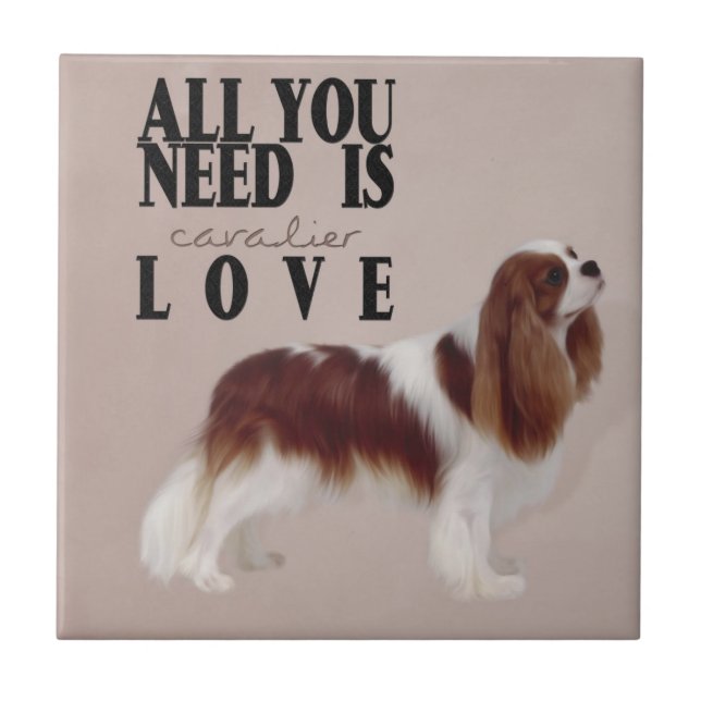 Cavalier King Charles Spaniel tile (Front)