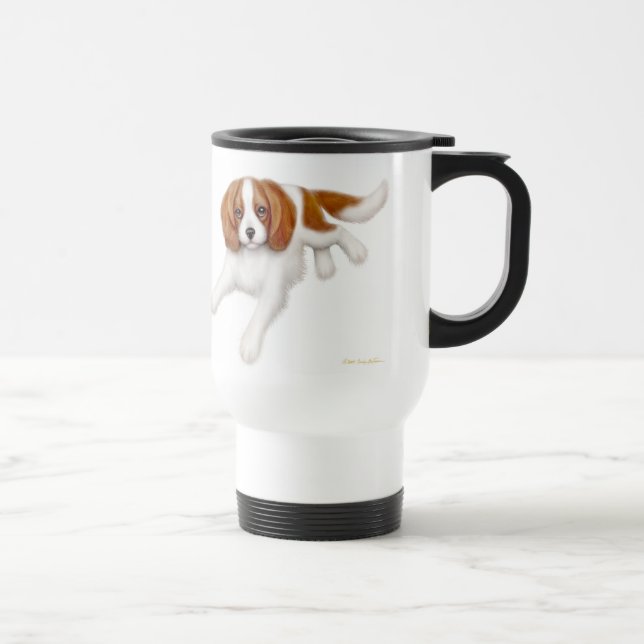 Cavalier King Charles Spaniel Travel Mug (Right)