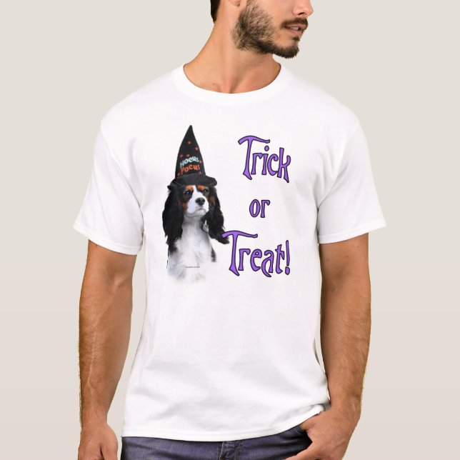 Cavalier King Charles Spaniel Trick T-Shirt (Front)