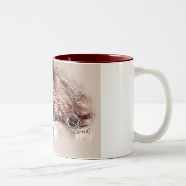 Cavalier King Charles Spaniel Two-Tone Coffee Mug (Right)