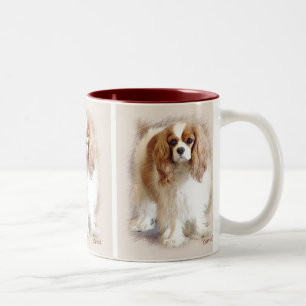 Cavalier King Charles Spaniel Two-Tone Coffee Mug
