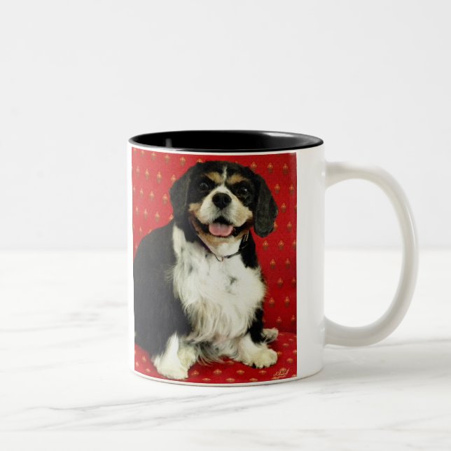 CAVALIER KING CHARLES SPANIEL Two-Tone COFFEE MUG (Right)