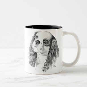Cavalier King Charles Spaniel Two-Tone Coffee Mug