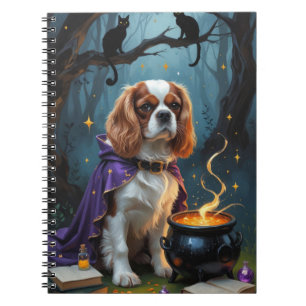 Cavalier King Charles Spaniel Whimsical Halloween Notebook