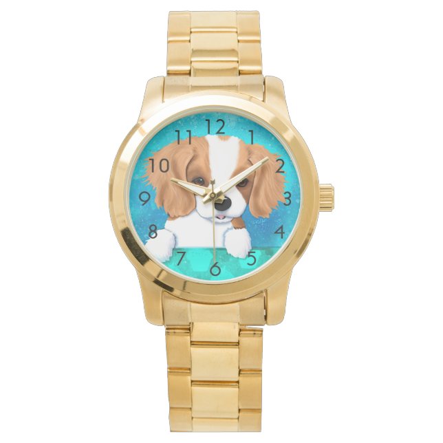 Cavalier King Charles Spaniel Wrist Watch (Front)