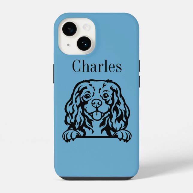Cavalier King Charles Spaniels  iPhone Case (Back)