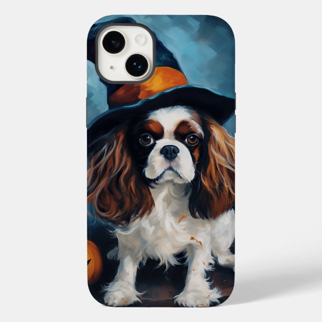 Cavalier King Pumpkins Halloween Scary  Case-Mate iPhone Case (Back)