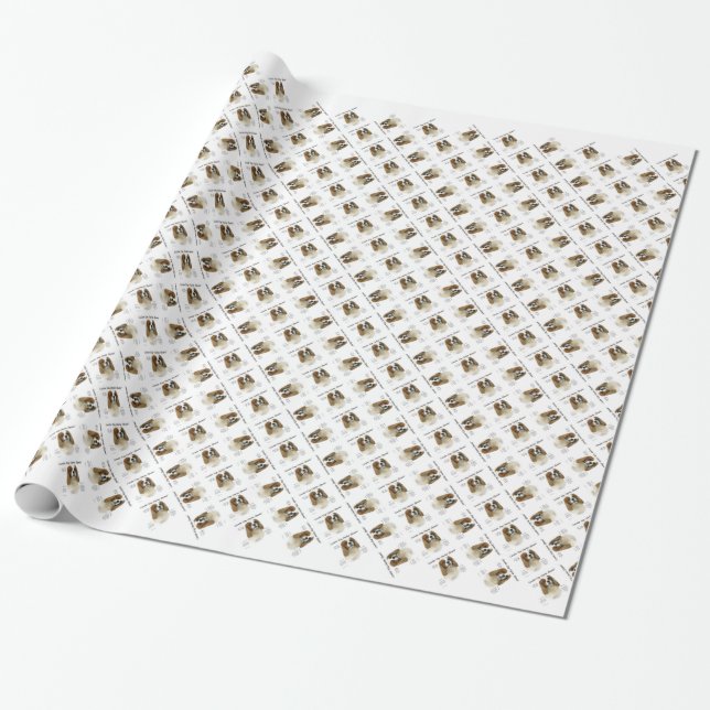 Cavalier Like No Other Breed Wrapping Paper (Unrolled)