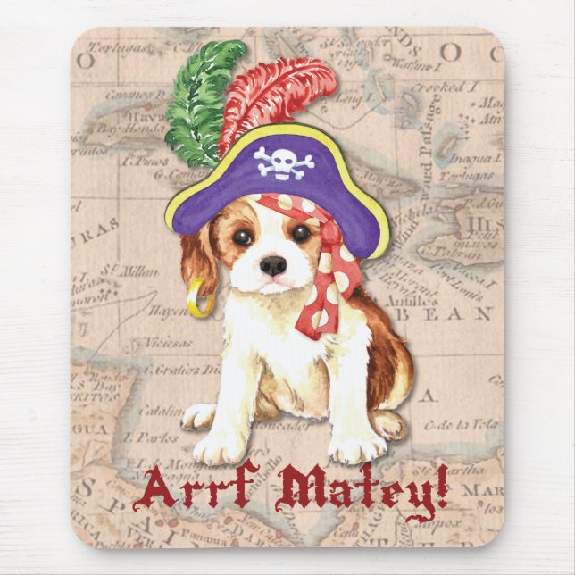 Cavalier Pirate Mouse Mat (Front)