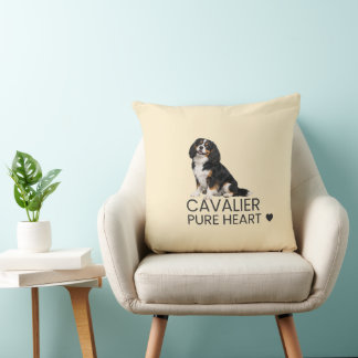 Cavalier – Pure Heart Throw Pillow