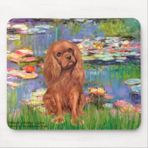 Cavalier (Ruby7) - Lilies 2 Mouse Mat