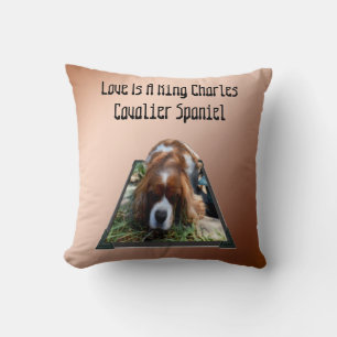 Cavalier Spaniel Popout Art, Cushion