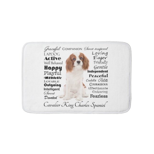 Cavalier Traits Bath Mat (Front)