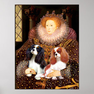 Cavaliers (2) - Queen Elizabeth Poster