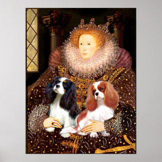Cavaliers (2) - Queen Elizabeth Poster