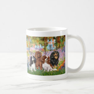 Cavaliers (4) - in Monet's Garden Coffee Mug