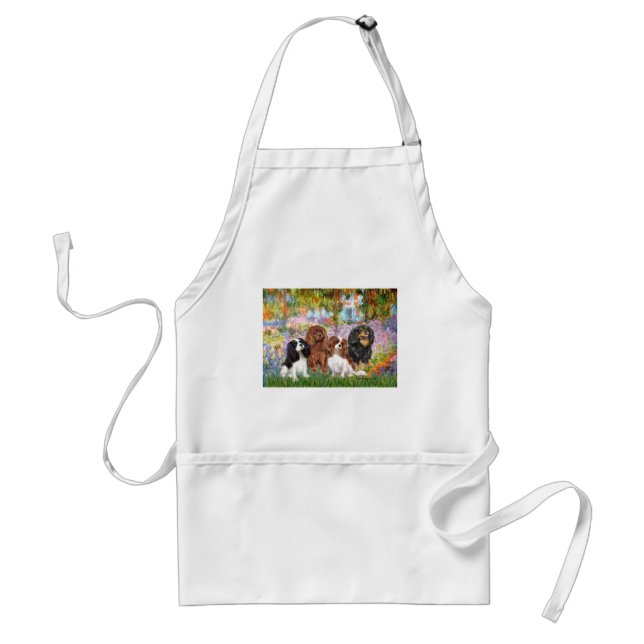 Cavaliers (4) - in Monet's Garden Standard Apron (Front)