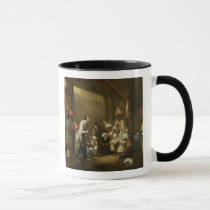 Cavaliers and Companions Carousing in a Barn Mug