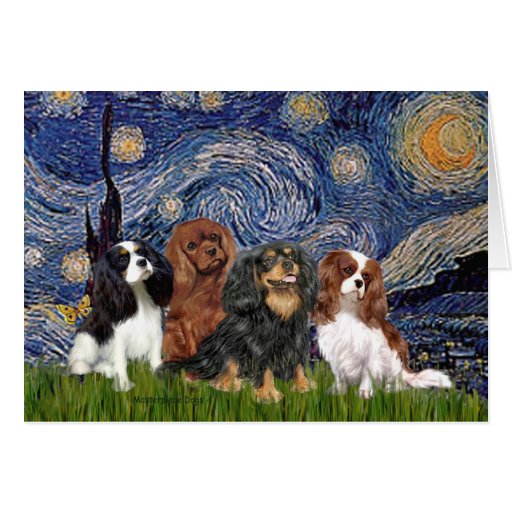 Image of Cavaliers (four) - Starry Night
