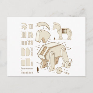 Cavalo de Troia Postcard
