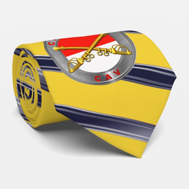 Cavalry “CAV Trooper” Veteran  Tie (Rolled)