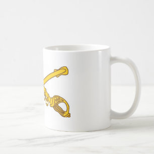 Cavalry crossed sabres coffee mug