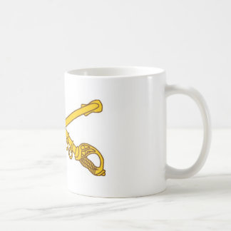 Cavalry crossed sabres coffee mug