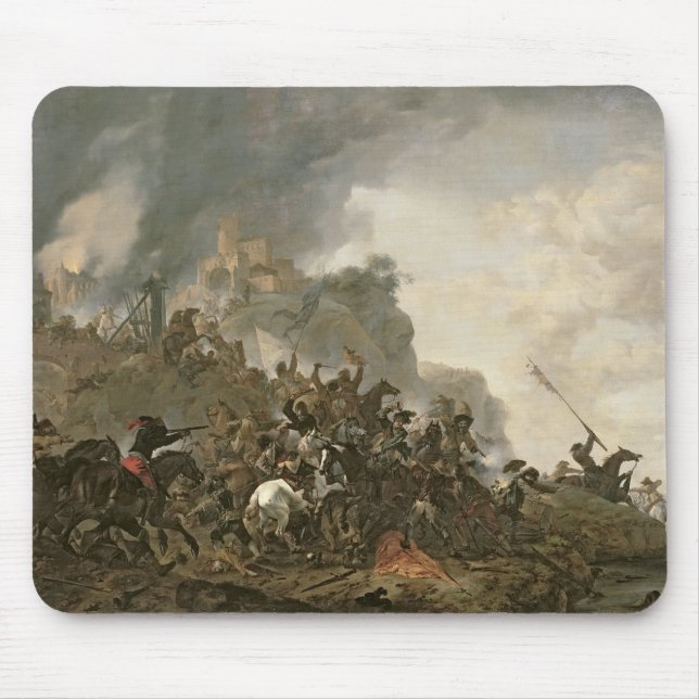 Cavalry Making a Sortie Mouse Mat (Front)