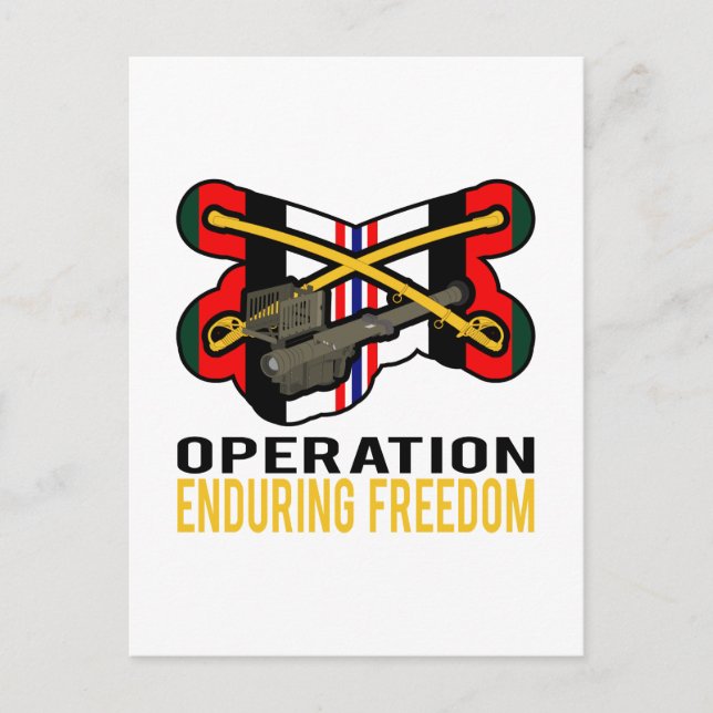 Cavalry Stinger OEF Postcard (Front)