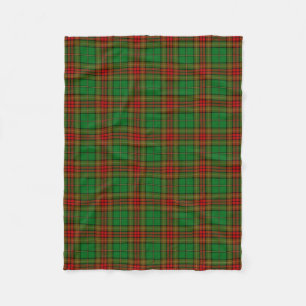 Cavan County Irish Tartan Fleece Blanket