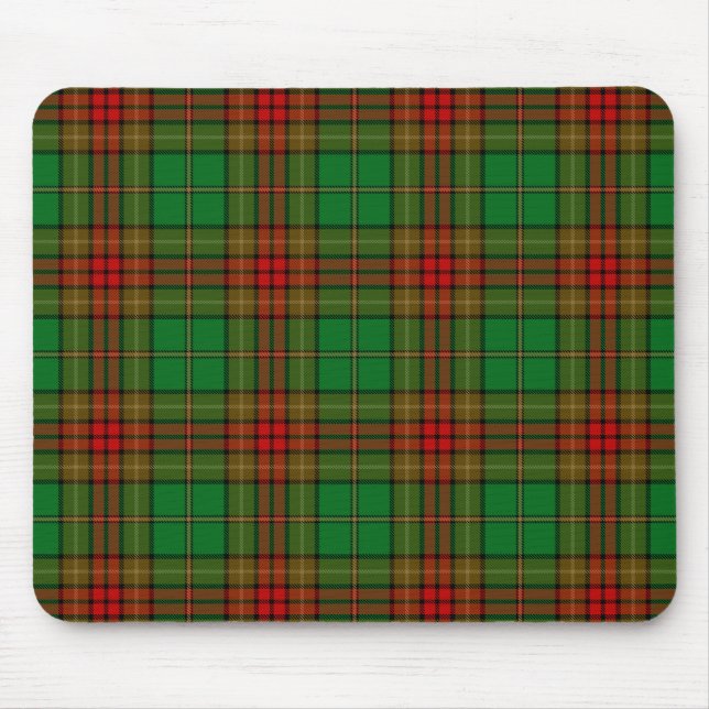 Cavan County Irish Tartan Mouse Mat (Front)