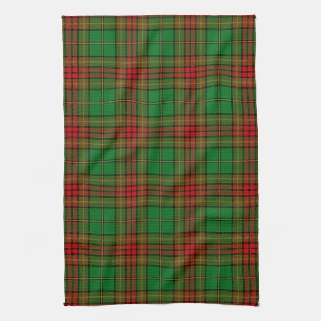 Cavan County Irish Tartan Tea Towel (Vertical)