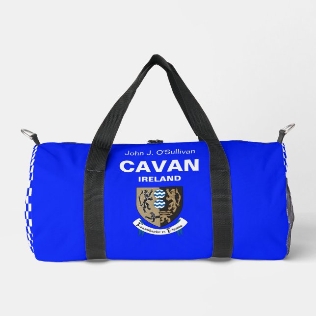 Cavan Ireland - Irish Personalised Duffle Bag (Front)