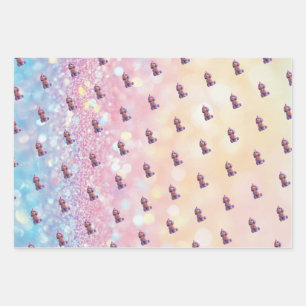 Cavapoo Cavoodle Birthday Wrapping Paper Sheet