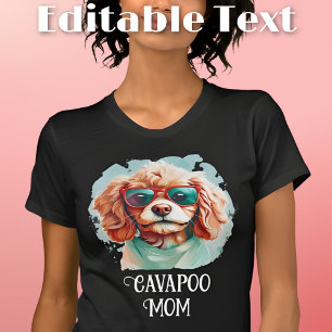 Cavapoo Dog Mum Sunglasses T-Shirt