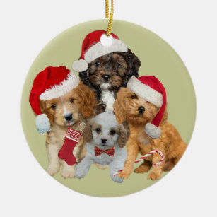 cavapoo christmas ornament